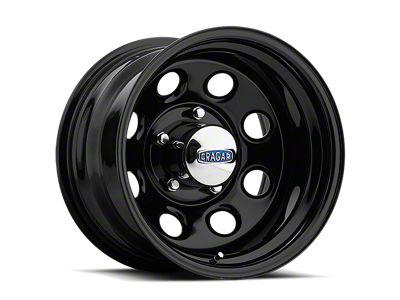 Cragar Soft 8 Steel Gloss Black 6-Lug Wheel; 17x8; 0mm Offset (25-26 4Runner)