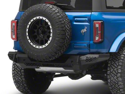 CrawlTek Revolution Blaze Rear Bumper; Pre-Drilled for Backup Sensors (21-25 Bronco, Excluding Raptor)