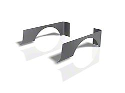 CrawlTek Revolution 5-Inch Stretch Corner Guards; Black (04-06 Jeep Wrangler TJ Unlimited)