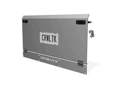 CrawlTek Revolution Drop Down Tailgate with MOLLE Back Rack (87-06 Jeep Wrangler YJ & TJ)