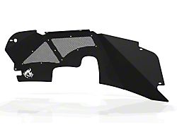 CrawlTek Revolution Front Inner Fenders; Black (07-18 Jeep Wrangler JK)