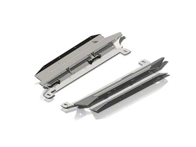 CrawlTek Revolution Rocker Guards; Black (07-18 Jeep Wrangler JK 2-Door)