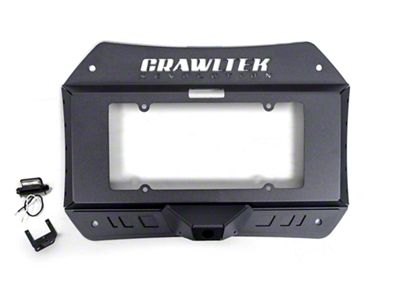 CrawlTek Revolution Tailgate Plate / License Plate Relocation (18-25 Jeep Wrangler JL)