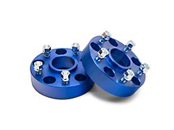 1.50-Inch Wheel Spacers; Blue (07-18 Jeep Wrangler JK)