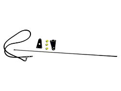 Antenna Kit; Black (76-95 Jeep CJ5, CJ7 & Wrangler YJ)