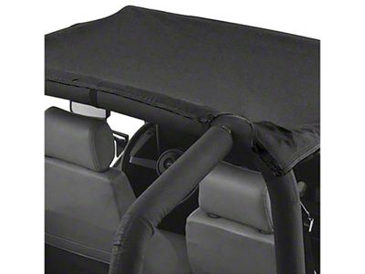 Beach Topper; Black Denim (92-95 Jeep Wrangler YJ)