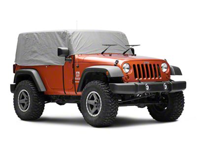 Cab Cover; Gray (07-18 Jeep Wrangler JK 2-Door)