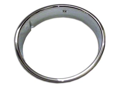 Headlight Bezel; Chrome (97-06 Jeep Wrangler TJ)