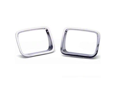 Headlight Bezel; Chrome; Passenger Side (87-95 Jeep Wrangler YJ)