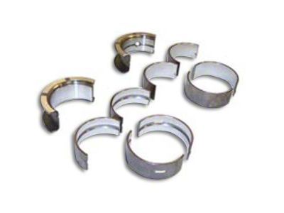 Complete Crankshaft Main Bearing Set; 0.10-Inch Oversize (91-06 4.0L Jeep Wrangler YJ & TJ)