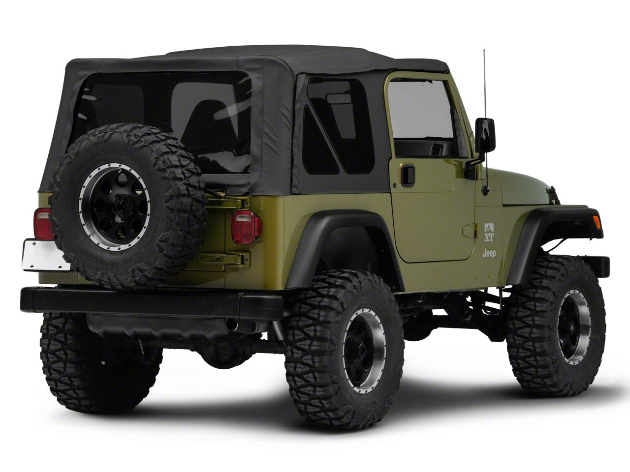 Jeep Wrangler Corner Panels; Black Primer (97-06 Jeep