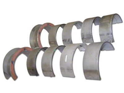 Crankshaft Main Bearing Kit; Standard Bore (87-90 2.5L Jeep Wrangler YJ)