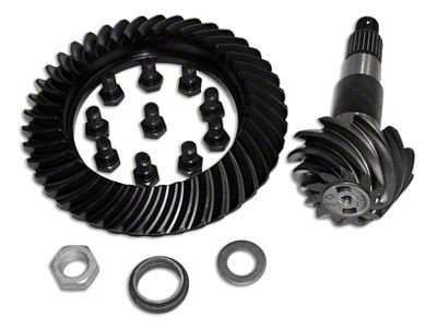 Dana 44 Rear Axle Ring and Pinion Gear Kit; 3.73 Gear Ratio (07-18 Jeep Wrangler JK)