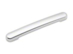 Dash Grab Handle Cover; Brushed Silver (07-10 Jeep Wrangler JK)
