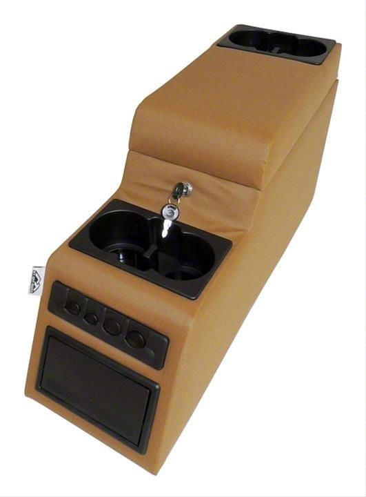 Jeep Wrangler Deluxe Locking Center Console; Spice (76-95
