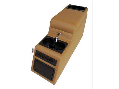 Deluxe Locking Center Console; Spice (76-95 Jeep CJ5, CJ7 & Wrangler YJ)