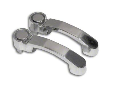 Door Handle Kit; Stainless (07-18 Jeep Wrangler JK 2-Door)