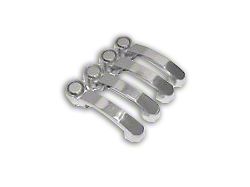Door Handle Kit; Stainless (07-18 Jeep Wrangler JK 4-Door)