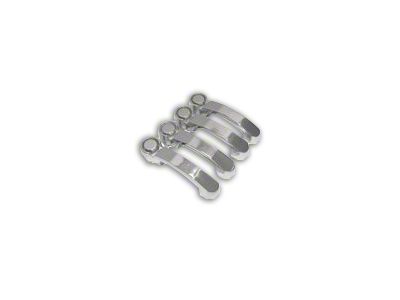 Door Handle Kit; Stainless (07-18 Jeep Wrangler JK 4-Door)