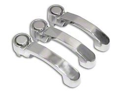 Door and Tailgate Handle Kit; Stainless Steel (07-18 Jeep Wrangler JK 2-Door)