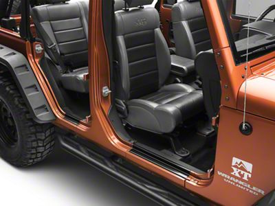 Entry Guards; Black (07-18 Jeep Wrangler JK 4-Door)