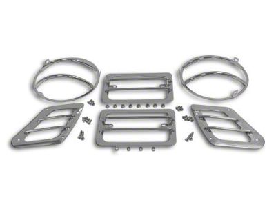 Euro Front Light Guards (97-06 Jeep Wrangler TJ)