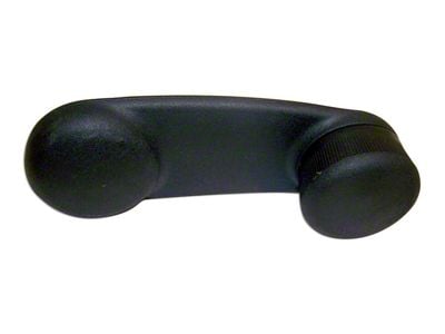 Window Crank Handle; Black (97-18 Jeep Wrangler TJ & JK)