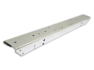 Front Bumper; Chrome (87-95 Jeep Wrangler YJ)