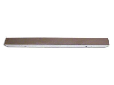 Front Bumper Overlay; Stainless Steel (87-95 Jeep Wrangler YJ)