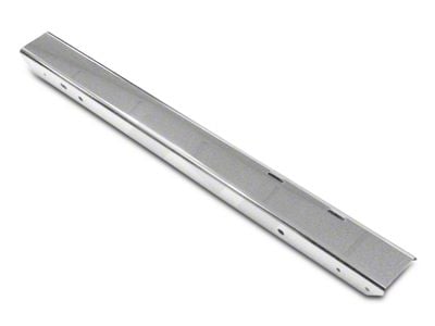 Front Bumper Overlay; Stainless Steel (97-06 Jeep Wrangler TJ)