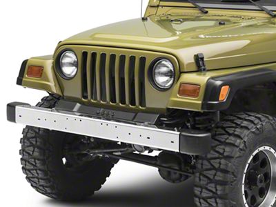 Front Bumper; Stainless Steel (97-06 Jeep Wrangler TJ)
