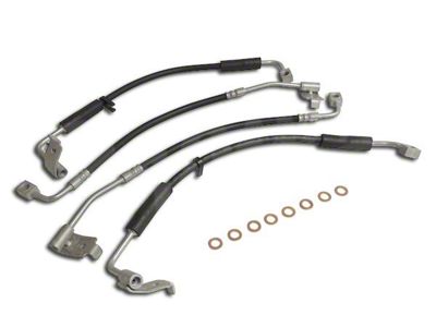 Front and Rear Brake Hose Kit (07-10 Jeep Wrangler JK)