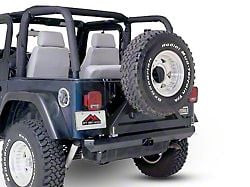 Full Replacement Roll Bar Pad and Cover Kit; Black Denim (92-95 Jeep Wrangler YJ)