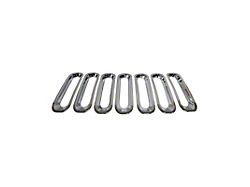 Grille Inserts; Chrome (07-18 Jeep Wrangler JK)