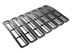 Grille Inserts; Chrome (97-06 Jeep Wrangler TJ)