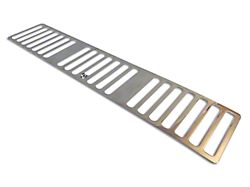 Hood Vent Cover; Stainless Steel (1997 Jeep Wrangler TJ)