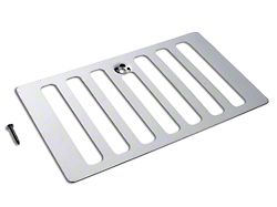 Hood Vent Cover; Stainless Steel (98-06 Jeep Wrangler TJ)