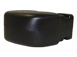 Black Left Rear Bumper End Cap (97-06 Jeep Wrangler)