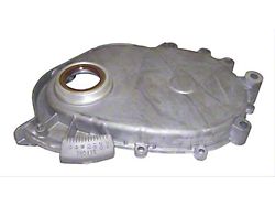 Engine Timing Cover; Unpainted; Metal and Rubber (93-02 2.5L, 4.0L Jeep Wrangler)