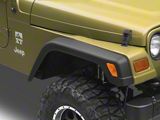 OE Style Fender Flares; Textured Black (97-06 Jeep Wrangler TJ, Excluding Rubicon & Sahara)