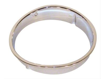 Headlight Bezel; Chrome; Right (97-06 Jeep Wrangler)