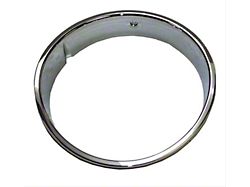 Headlight Bezel; Chrome; Left (97-06 Jeep Wrangler)