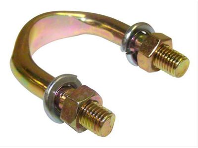 Leaf Spring Axle U-Bolt Kit; with U-Bolt Yoke (76-86 Jeep CJ7; 73-83 CJ5)