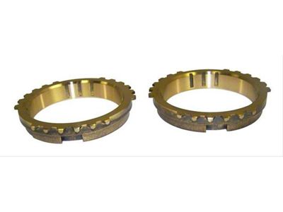 Manual Transmission Blocking Ring Set; 3rd and 4th Gear with SR4 Transmission; 5th Gear with T5 Transmission (80-86 Jeep CJ7; 80-83 CJ5)