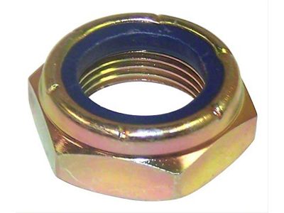 Manual Transmission Mainshaft Nut; Nylon Locking Style; with T18, T15, or T150 Transmission (76-84 Jeep CJ7; 73-83 CJ5)