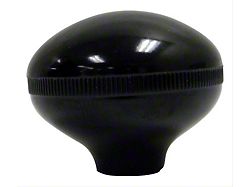Manual Transmission Shift Knob; Black; with T15 or T150 Transmission (76-79 Jeep CJ7; 73-83 CJ5)