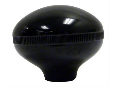 Manual Transmission Shift Knob; Black; with T15 or T150 Transmission (76-79 Jeep CJ7; 73-83 CJ5)
