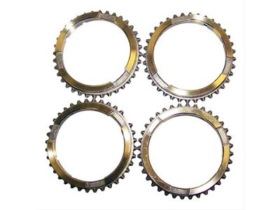 Manual Transmission Synchro Repair Kit; Blocking Ring Set; with T176 or T177 Transmission (80-86 Jeep CJ7; 80-83 CJ5)