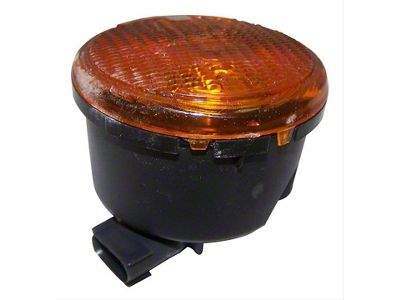 Right Front Parking and Turn Signal Lamp Assembly, Amber; Clear Bulb (07-13 Jeep Wrangler JK)