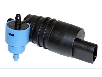 Windshield Washer Pump; Front; with Rear Wiper System (07-18 Jeep Wrangler)